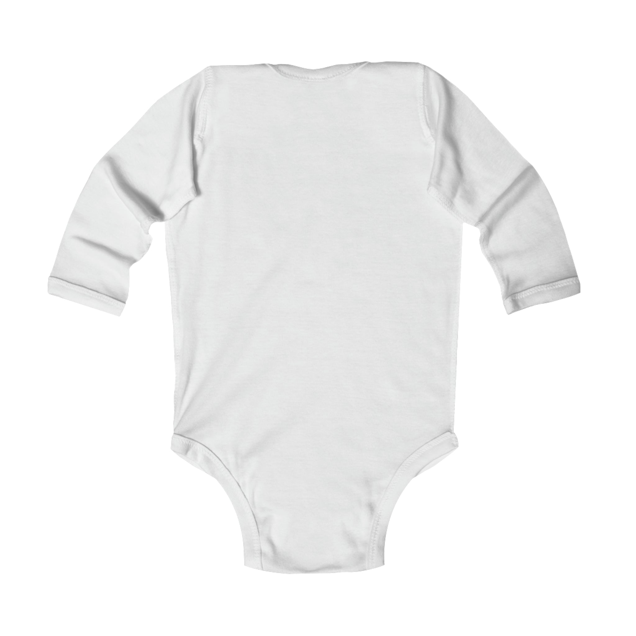 Happy 4th of July American Flags design Long Sleeve Baby Bodysuit