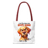 Funny Angry Dog Tote Bag, High-Five In The Face With A Chair, Hilarious Tote Bag for Dog Lovers, Unique Gift Idea, Fun Shopping Bag Tote Tote Bag