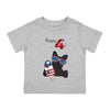 Happy 4th of July Summer Cat Infant Shirt, Baby Tee, Infant Tee