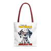 Funny Dalmatian Tote Bag, Pati-Tude Dog Lover Gift, Humor Pet Owners, Cute Dog Illustration, Sassy Pet Tote, Animal Lovers Bag Tote Tote Bag