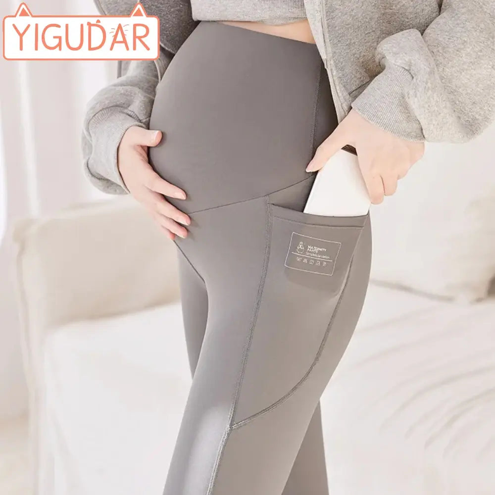 Maternity Leggings Adjustable Waist