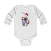 Load image into Gallery viewer, Happy 4th of July Stylish Cat Long Sleeve Baby Bodysuit