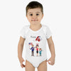 Load image into Gallery viewer, Happy 4th of July Family Baby Bodysuit