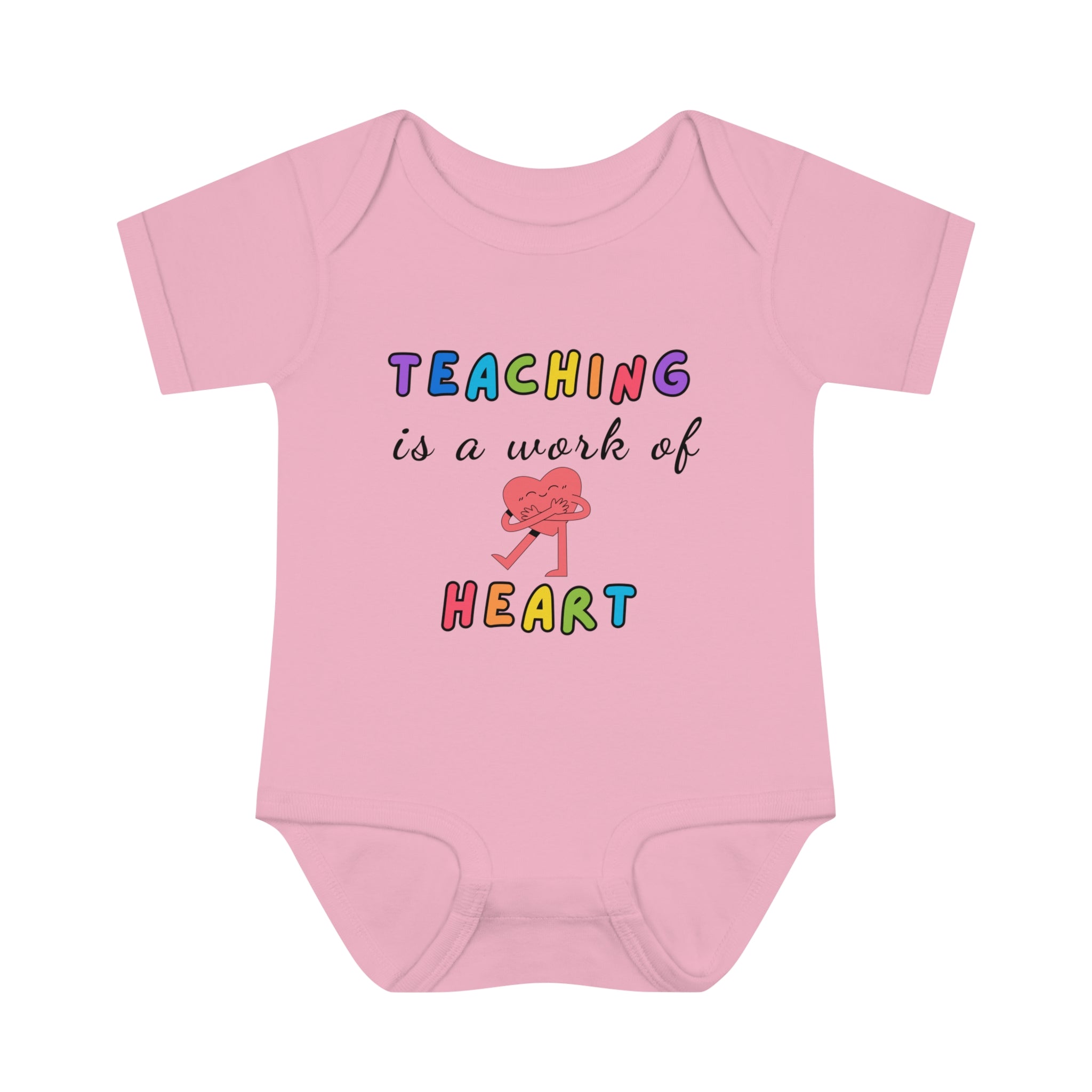 Teaching is a work of heart Baby Bodysuit