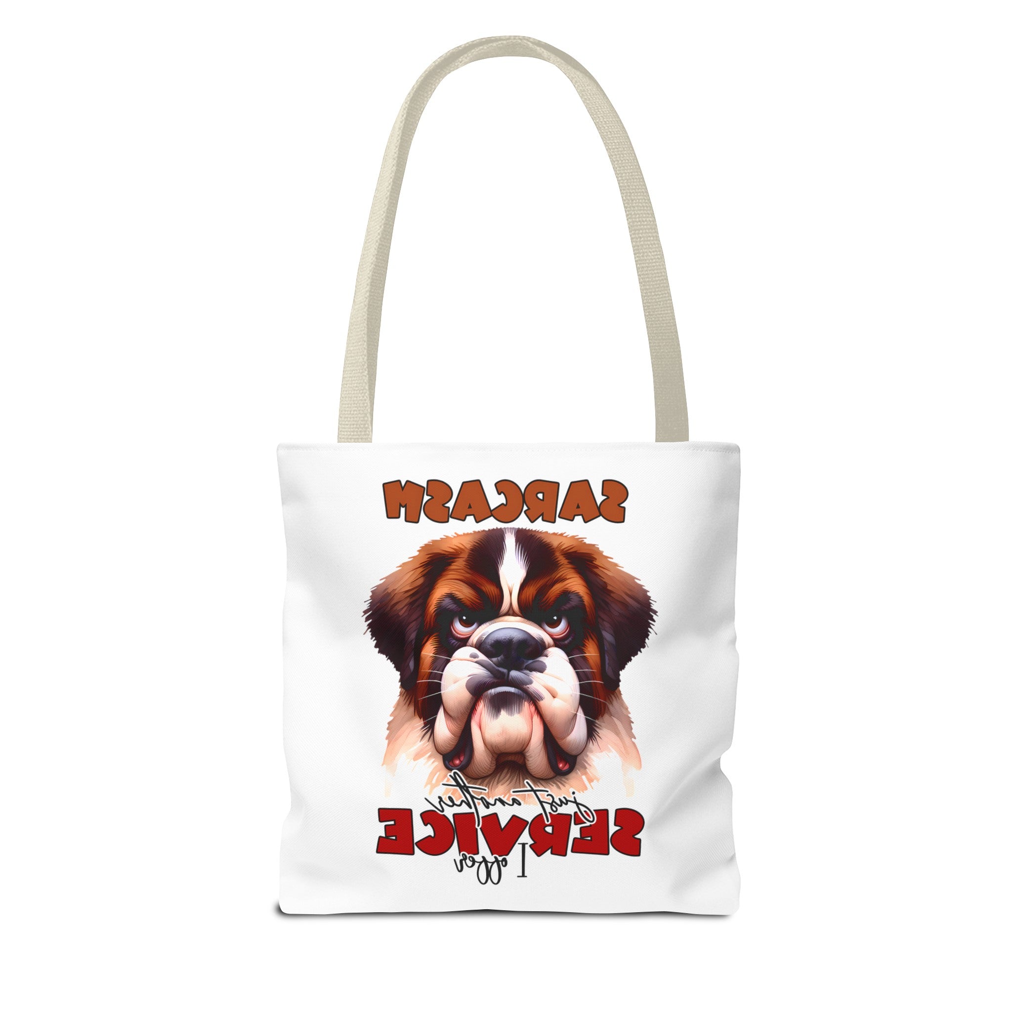 Sarcasm Just Another Service I Offer Tote Bag, Funny Tote Bag, Cute Dog Graphic Tote Bag, Trendy Tote Bag, Reusable Shopping Bag Tote Tote Bag