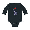 Load image into Gallery viewer, Happy 4th of July Piece Design Long Sleeve Baby Bodysuit