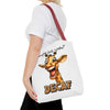 Funny Giraffe Tote Bag, Want to Hear a Joke Decaf Design, Cute Animal Humor, Unique Gift Idea, Reusable Shopping Bag Tote Tote Bag