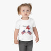 Happy 4th of July American Flags design Infant Shirt, Baby Tee, Infant Tee