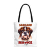 Sarcasm Just Another Service I Offer Tote Bag, Funny Tote Bag, Cute Dog Graphic Tote Bag, Trendy Tote Bag, Reusable Shopping Bag Tote Tote Bag