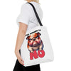 Funny Bulldog Tote Bag, The Answer Is No Graphic Tote, Cute Dog Illustration, Reusable Shopping Bag, Gift for Dog Lovers, Pet-themed Tote Tote Tote Bag