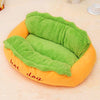 Warm Winter Dog Bed | Hot Dog Shaped | Zippered & Anti-Slip for Small to Large Dogs