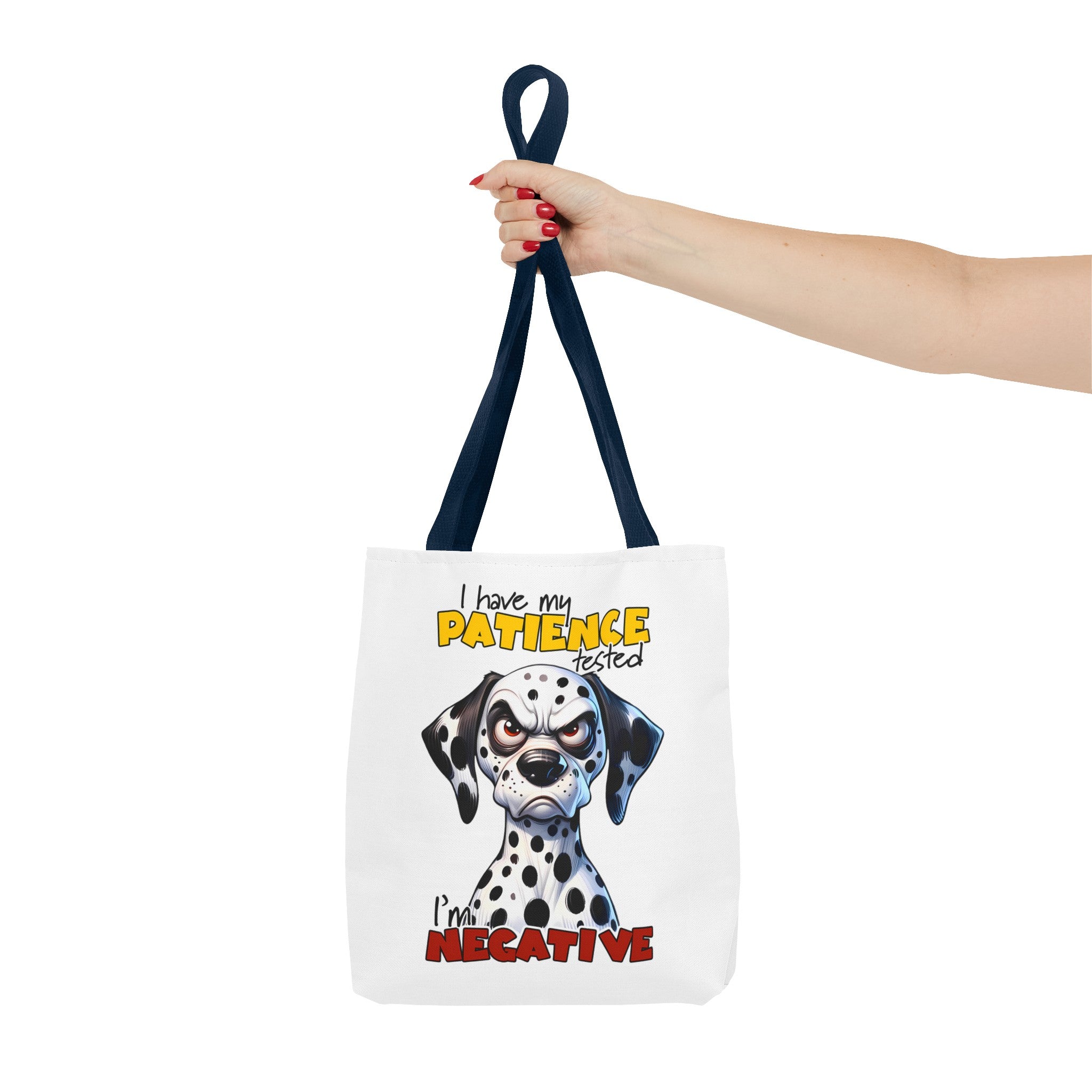 Funny Dalmatian Tote Bag, Pati-Tude Dog Lover Gift, Humor Pet Owners, Cute Dog Illustration, Sassy Pet Tote, Animal Lovers Bag Tote Tote Bag