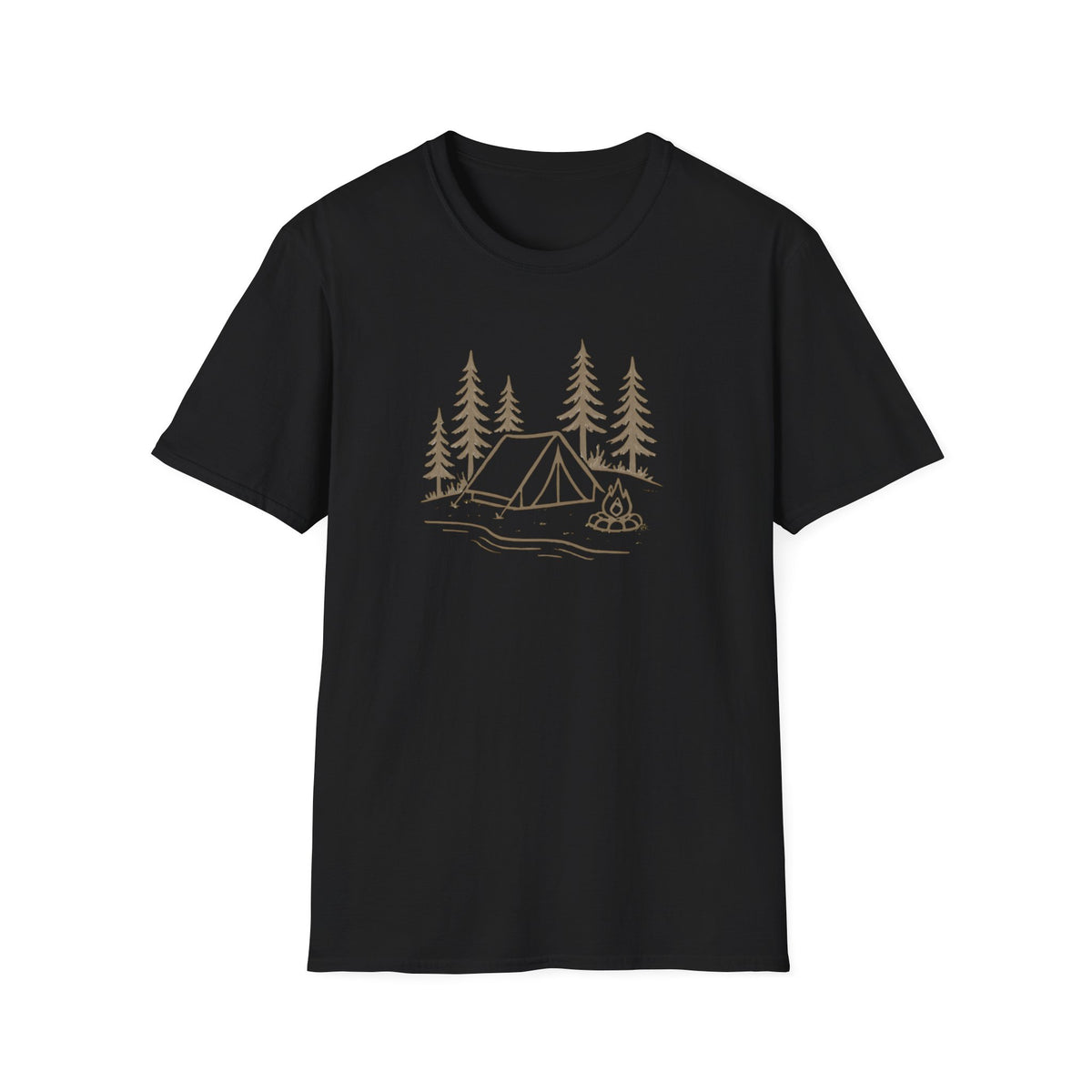 Copy of Camping Tent and Campfire T-Shirt