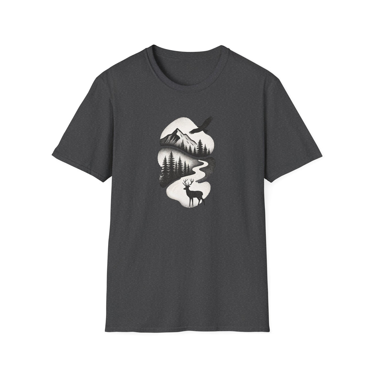 Copy of Deer in Mountain Landscape T-Shirt