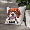 Fun Fact Dog Funny Quote Pillow Covers, Decorative Accent Pillow Case, Gift for Pet Lovers, Humorous Throw Pillow, Home Decor Pillow Spun Polyester Square Pillowcase