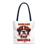 Sarcasm Just Another Service I Offer Tote Bag, Funny Tote Bag, Cute Dog Graphic Tote Bag, Trendy Tote Bag, Reusable Shopping Bag Tote Tote Bag