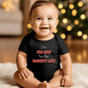 Load image into Gallery viewer, I&#39;m too cute for naughty list Baby Bodysuit, Baby Onesie