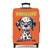 Funny Dalmatian Dog Luggage Cover, Humorous Luggage Cover, Dog Lover Gift, Patience Tested Luggage Cover, Sarcasm Luggage Cover, Bold Statement Mug, Novelty Gift Luggage Cover