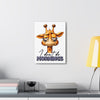 Funny Giraffe Wall Art, 