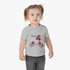 Happy 4th of July American Flags design Infant Shirt, Baby Tee, Infant Tee
