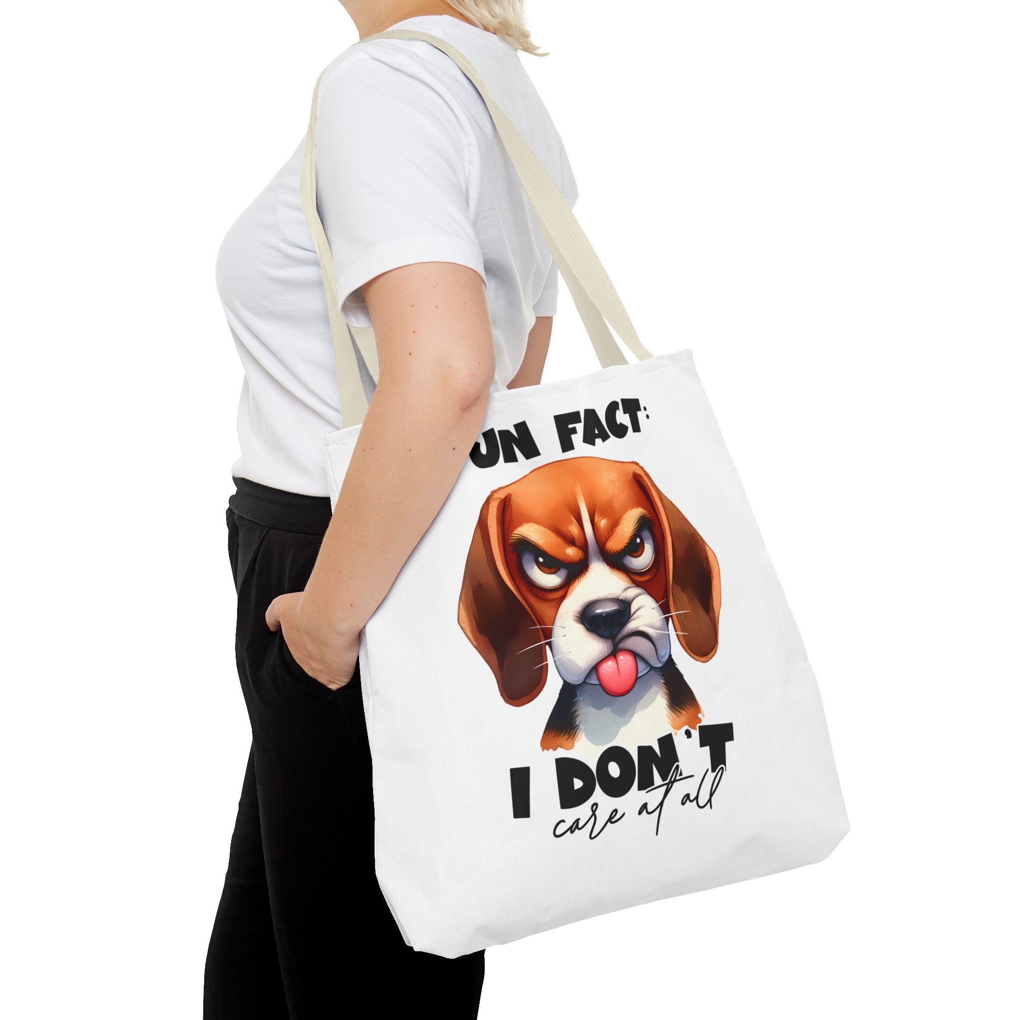 Fun Fact Dog Tote Bag, Funny Dog Tote Bag, Cute Dog Tote Bag, Animal Lover Tote Bag, Gift for Dog Lovers, Novelty Tote Bag Tote Tote Bag