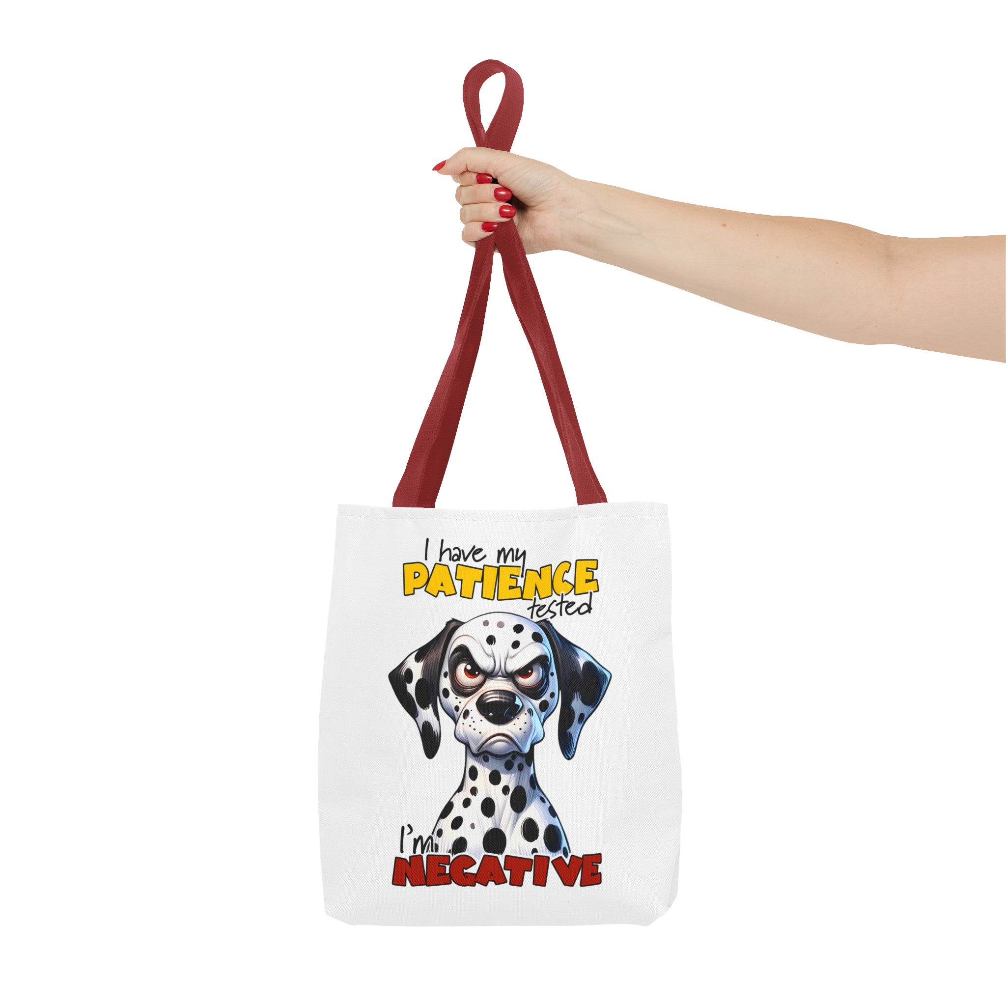 Funny Dalmatian Tote Bag, Pati-Tude Dog Lover Gift, Humor Pet Owners, Cute Dog Illustration, Sassy Pet Tote, Animal Lovers Bag Tote Tote Bag