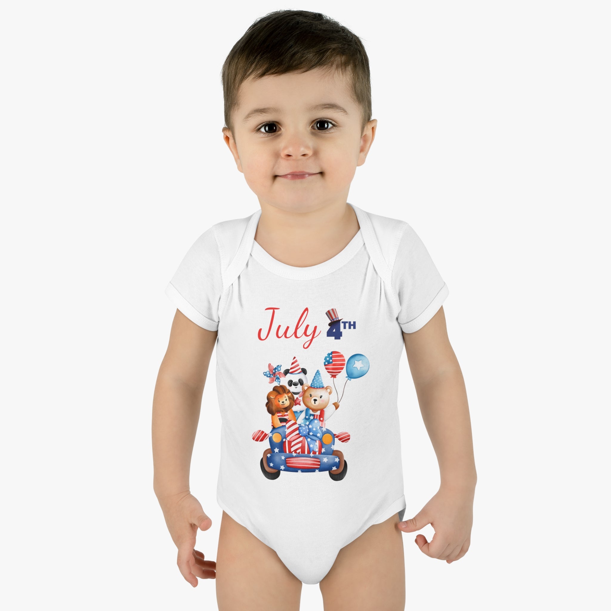 4th of July Party Baby Bodysuit