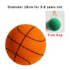 1Silent Basketball Size 7 Squeezable Mute Bouncing Basketball Indoor Silent Ball Foam Basketball 24Cm Bounce Football Sports Toys