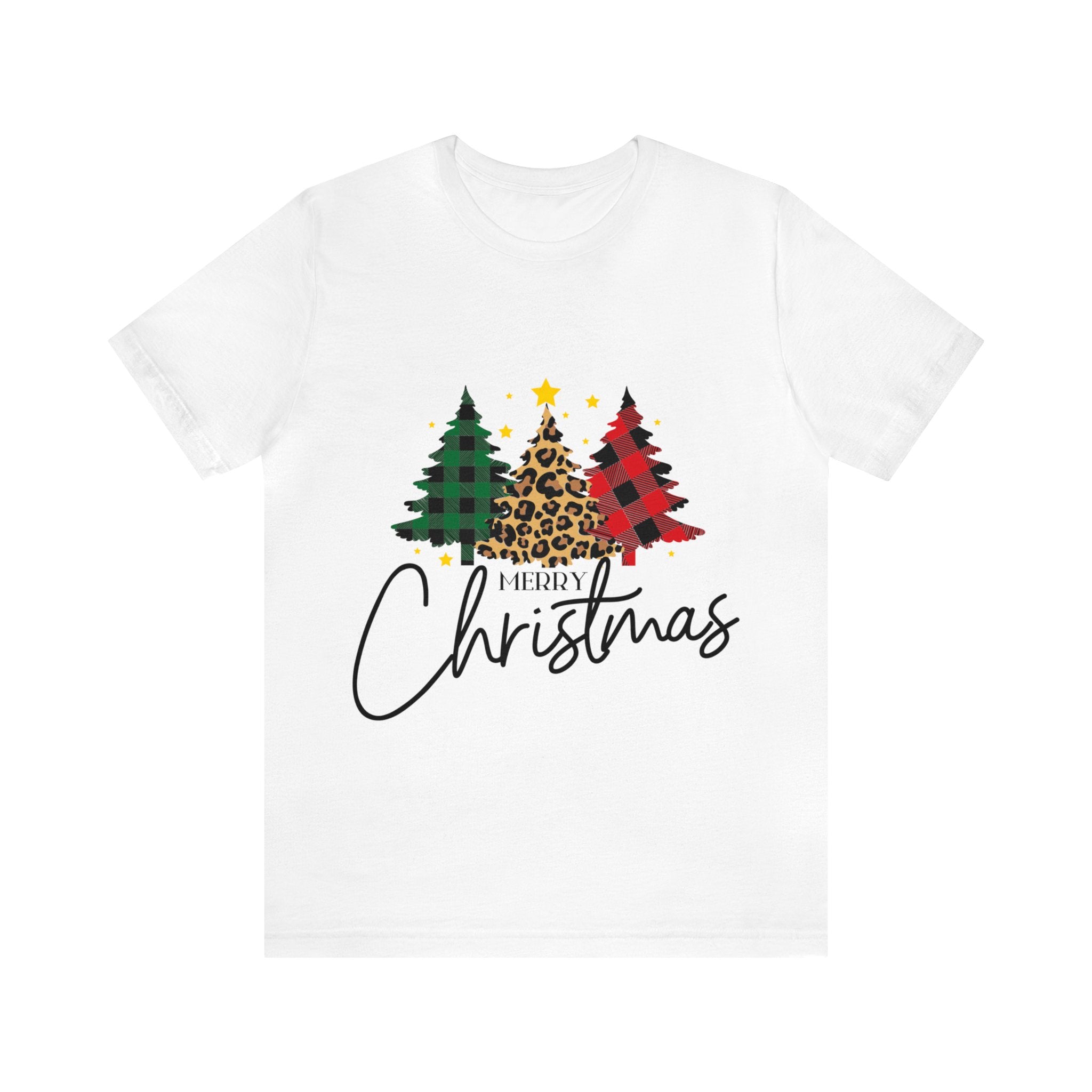 Unisex Jersey Short Sleeve Tee Merry Christmas, Christmas Tree 2023, Christmas present, christmas morning, Holiday, Happy Christmas,
