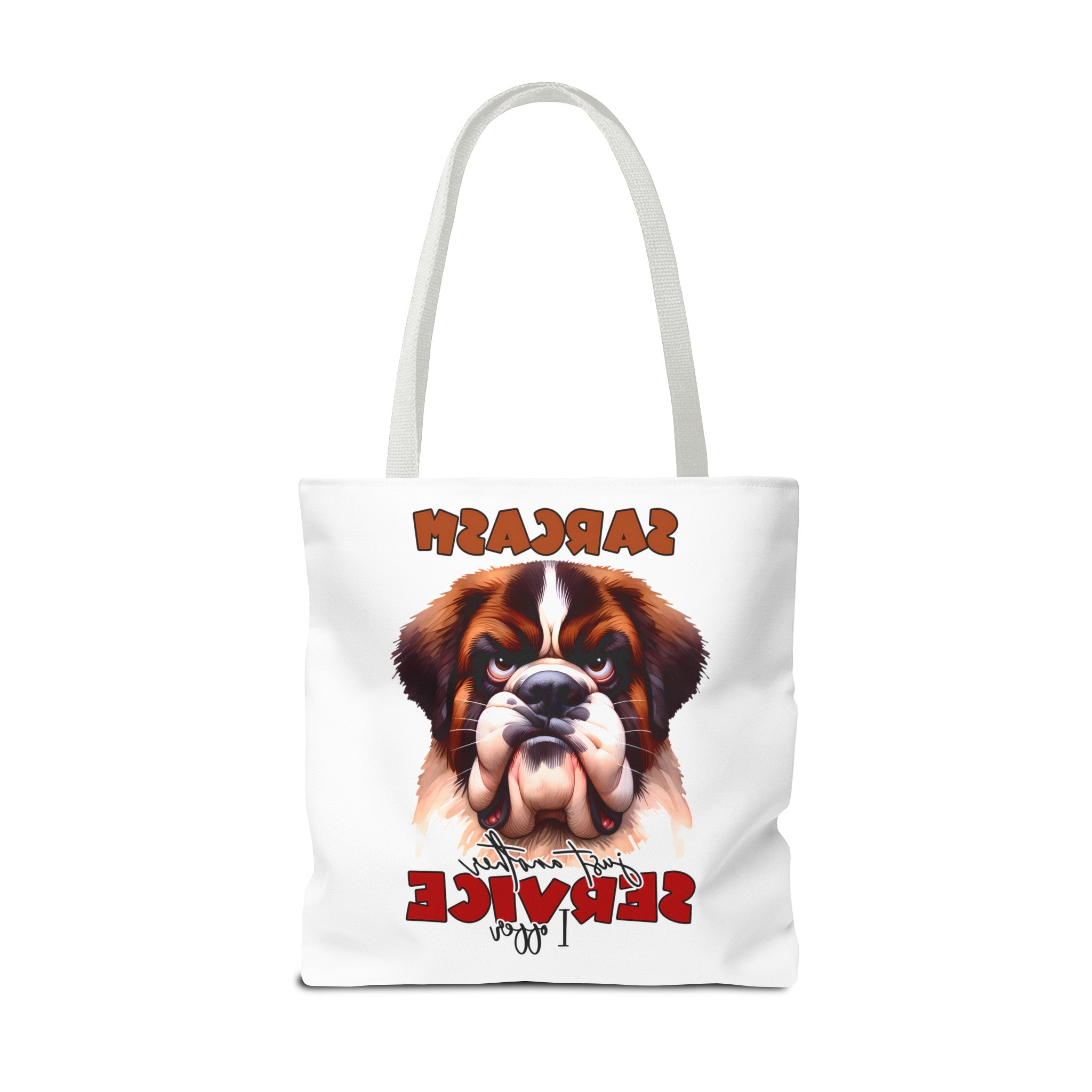 Sarcasm Just Another Service I Offer Tote Bag, Funny Tote Bag, Cute Dog Graphic Tote Bag, Trendy Tote Bag, Reusable Shopping Bag Tote Tote Bag