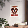 Funny Sarcasm Wall Art, Just Another Service I Offer Poster, Humorous Dog Art, Home Office Decor, Funny Pet Lover Gift, Animal Print Matte Vertical Posters