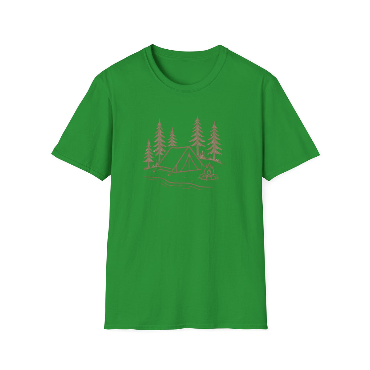 Copy of Camping Tent and Campfire T-Shirt