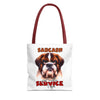 Sarcasm Just Another Service I Offer Tote Bag, Funny Tote Bag, Cute Dog Graphic Tote Bag, Trendy Tote Bag, Reusable Shopping Bag Tote Tote Bag