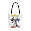 Funny Dalmatian Tote Bag, Pati-Tude Dog Lover Gift, Humor Pet Owners, Cute Dog Illustration, Sassy Pet Tote, Animal Lovers Bag Tote Tote Bag