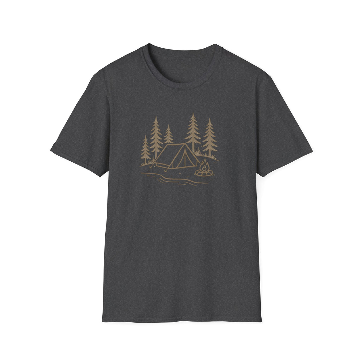 Copy of Camping Tent and Campfire T-Shirt