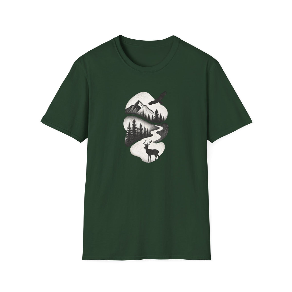 Copy of Deer in Mountain Landscape T-Shirt