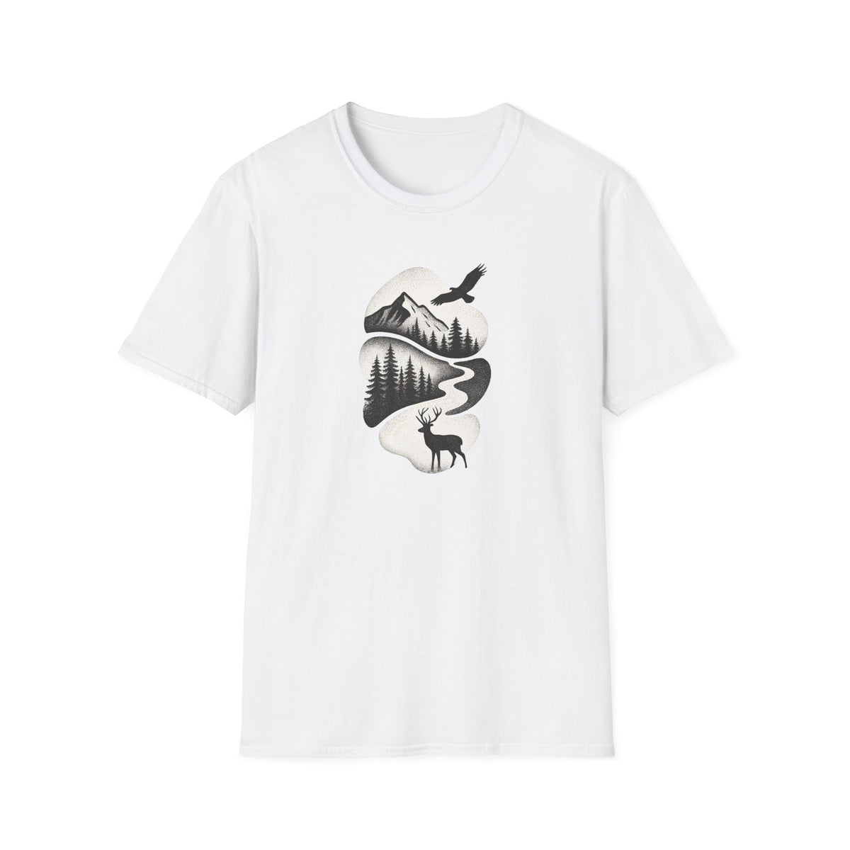 Copy of Deer in Mountain Landscape T-Shirt