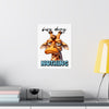 Funny Giraffe Wall Art Print, Busy Doing Nothing Poster, Cute Animal Artwork for Kids Room, Humorous Home Decor, Quirky Animal Poster Matte Vertical Posters