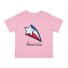 Load image into Gallery viewer, America American Flag Star Infant Shirt, Baby Tee, Infant Tee