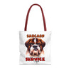 Sarcasm Just Another Service I Offer Tote Bag, Funny Tote Bag, Cute Dog Graphic Tote Bag, Trendy Tote Bag, Reusable Shopping Bag Tote Tote Bag