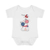 Load image into Gallery viewer, Happy 4th of July Cute Cat design Baby Bodysuit
