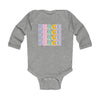 Load image into Gallery viewer, Piece Long Sleeve Baby Bodysuit