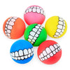 Pet Dog Ball Teeth Funny Trick Toy – Interactive Squeaky Chew Ball for Dogs and Puppies!