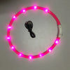 LED Glowing Dog Collar - USB Rechargeable Night Safety Flashing Collar for Pets