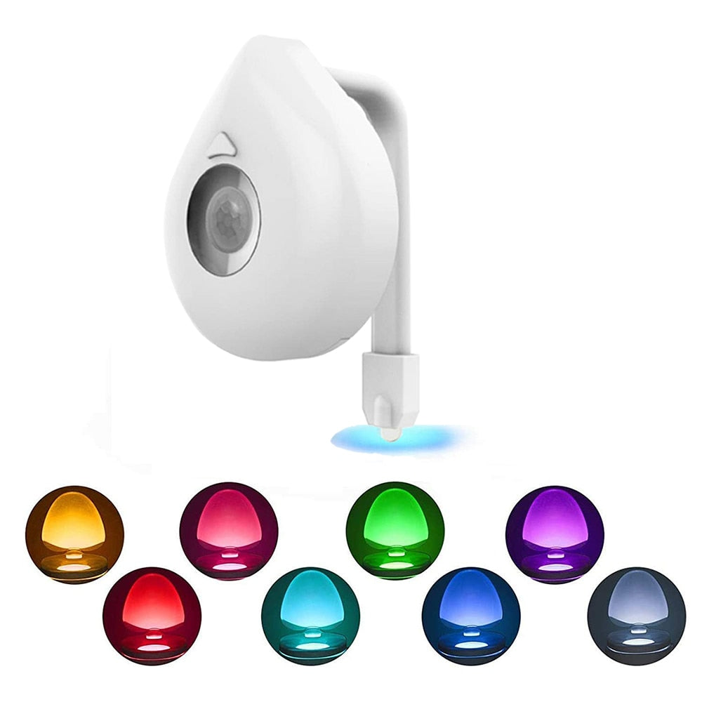 LED 8 Colors Toilet Seat Light
