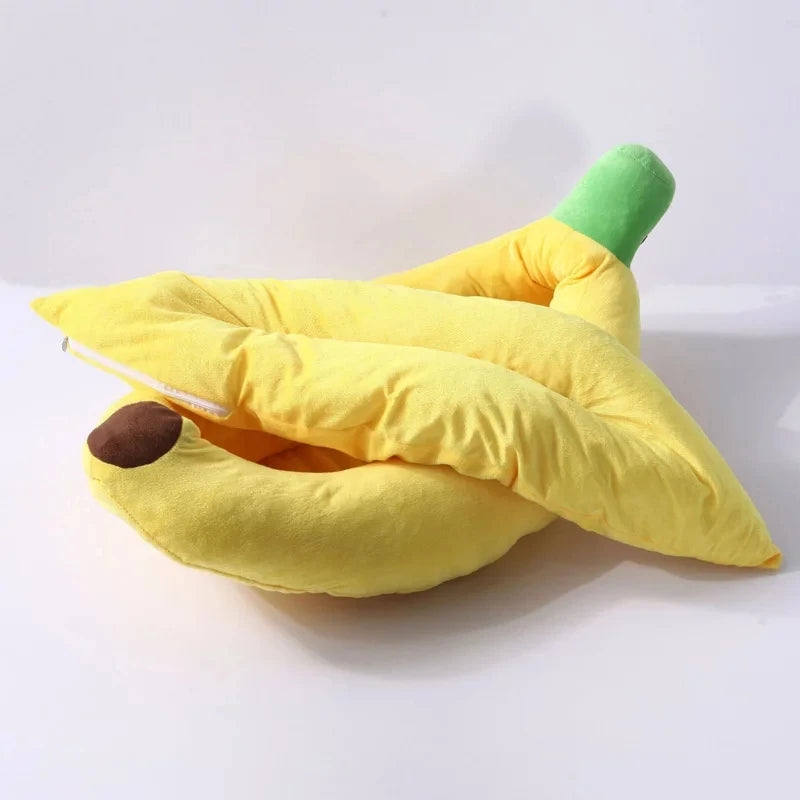 Yellow Banana Dog &amp; Cat Bed 🍌