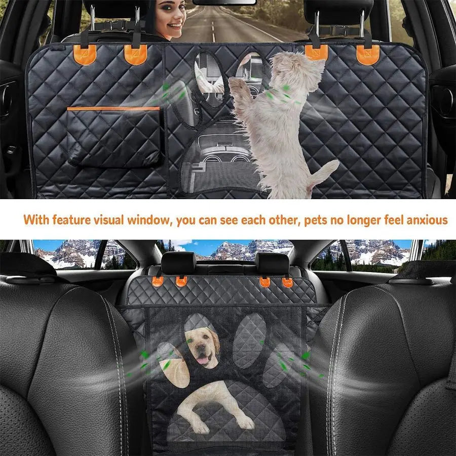 Dog Car Cushion | Waterproof Pet Cargo Cover | Trunk Rear Seat Isolation Mat for SUVs & Sedans