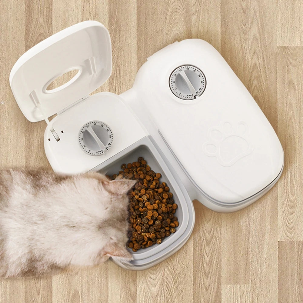 48-Hour Smart Timing Feeder: Automatic Cat & Dog Food Dispenser