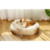 Donut Dog Bed – Calming & Cozy Faux Fur Pet Bed for Medium-Sized Dogs