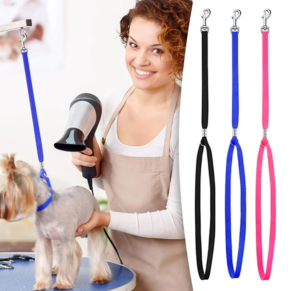 Adjustable Pet Grooming Loop Table Leash – Durable & Safe for Dogs & Cats